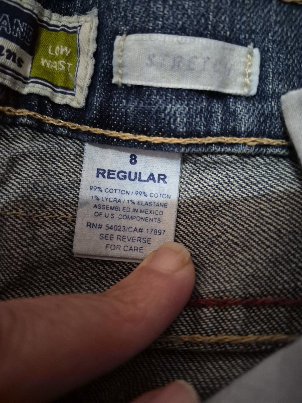 Girls Blue Regular Fit Jeans - 99% Cotton